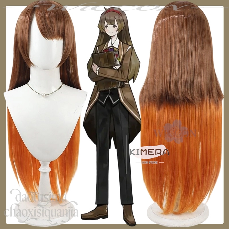 Anime Cosplay Long Hair - Pelucas degradadas en tonos marrón y