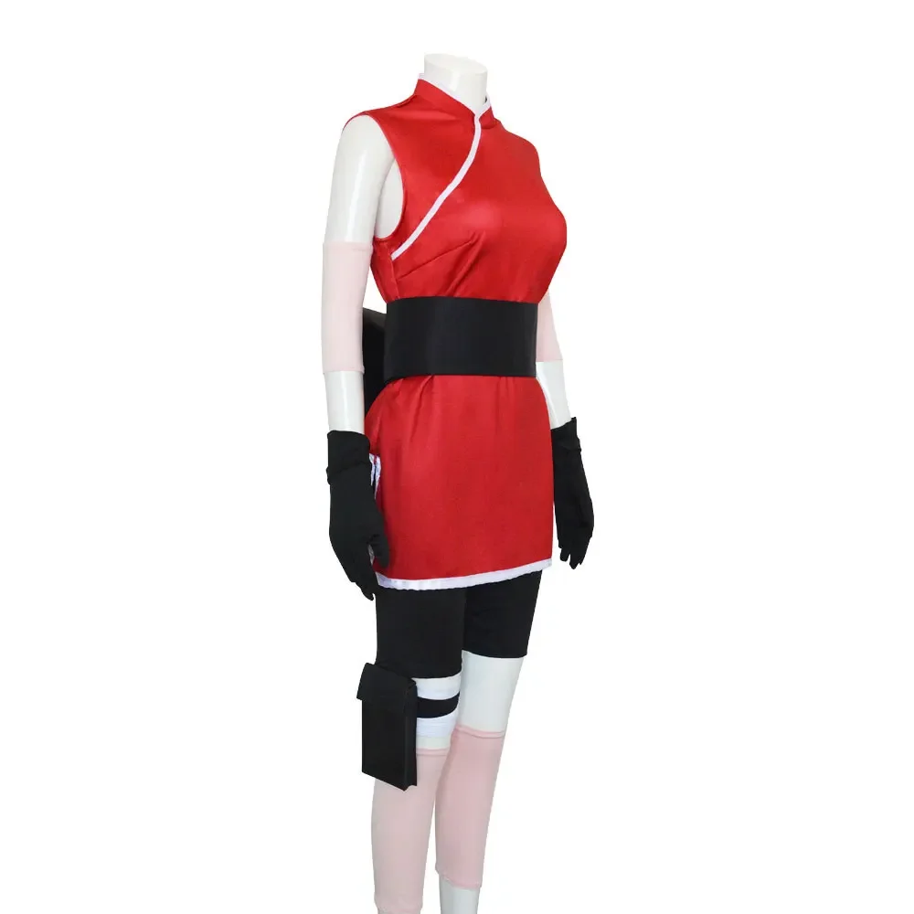 Anime Cosplay Ninja - Disfraz de Anime Haruno Sakura para