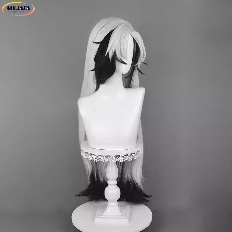 Anime Cosplay Long Black Hair - Peluca de Cosplay Boothill de alta