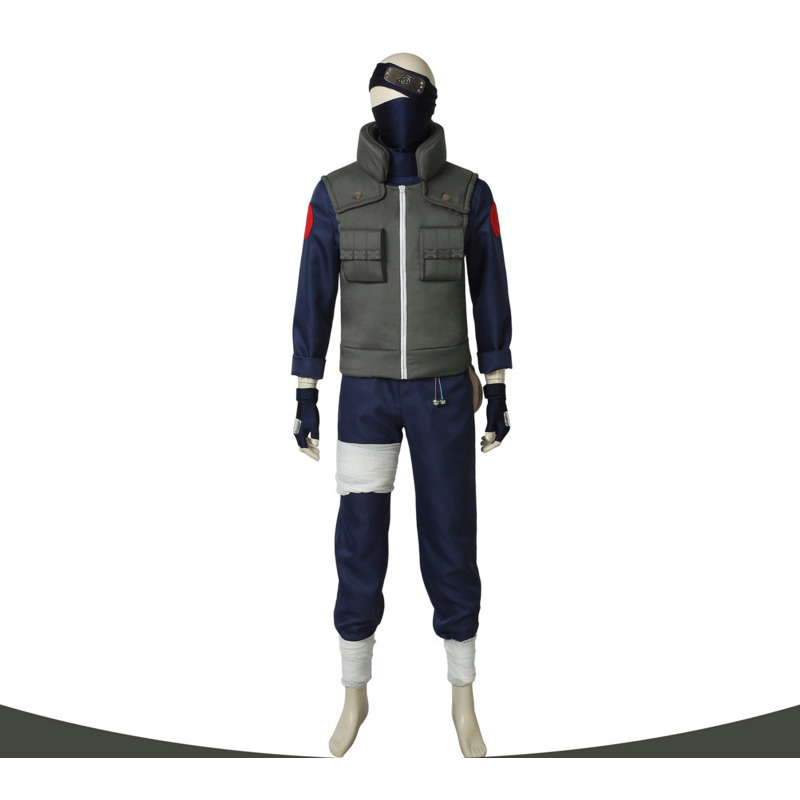 Anime Cosplay Ninja - Disfraz de Kakashi, conjunto completo de