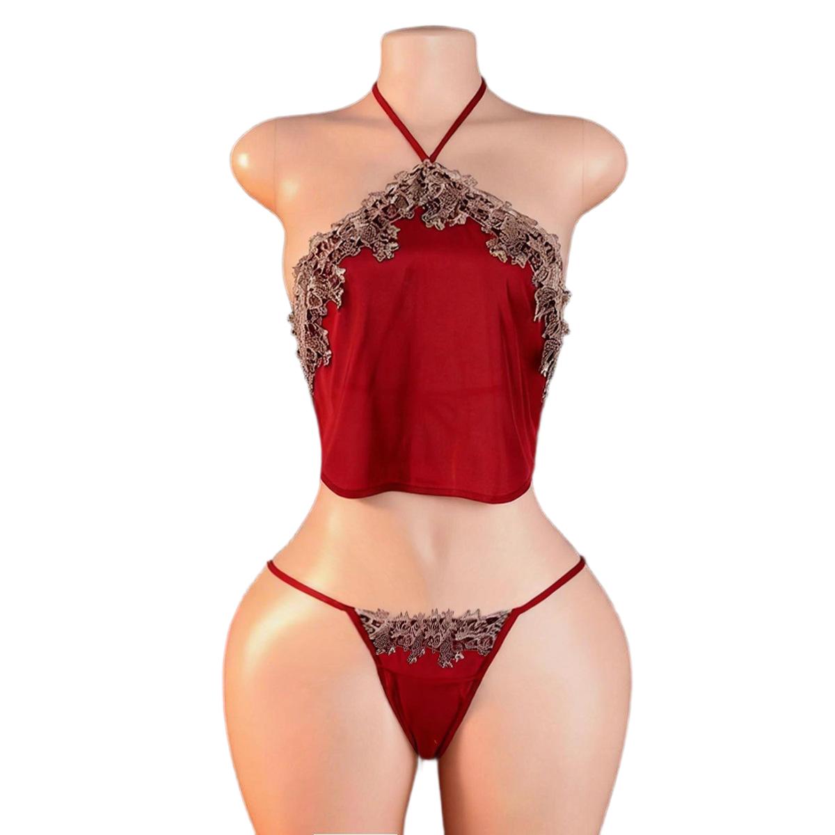 Women Anime Cosplay - Conjunto de lencería sexy con top