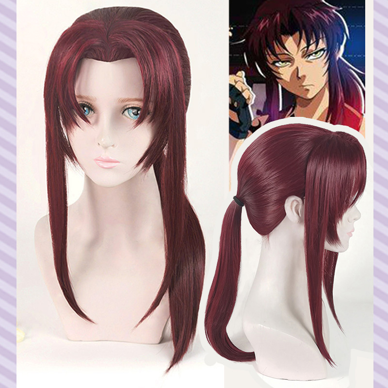 Anime Cosplay Long Black Hair - Nuevo BLACK LAGOON Rebecca Revy Cosplay