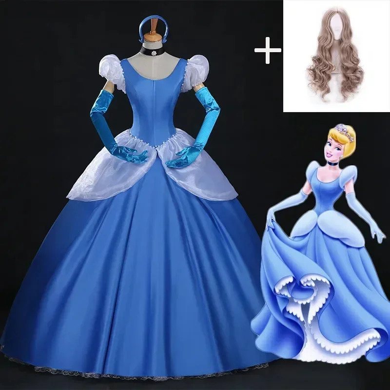 Anime Cosplay Youtube Shorts - 2020 cosplay de Cenicienta adulto azul
