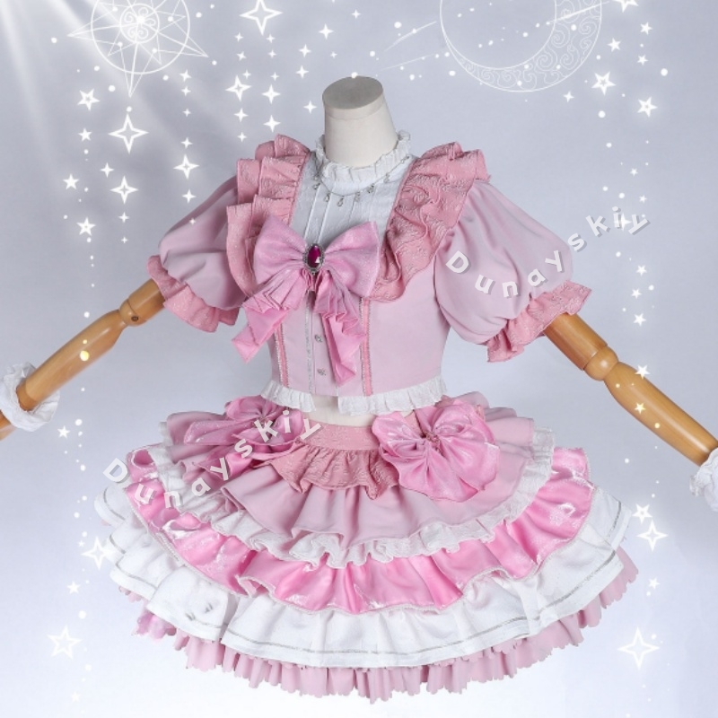 Cosplay Anime Pink Hair - Disfraz de Cosplay de Puella Magi