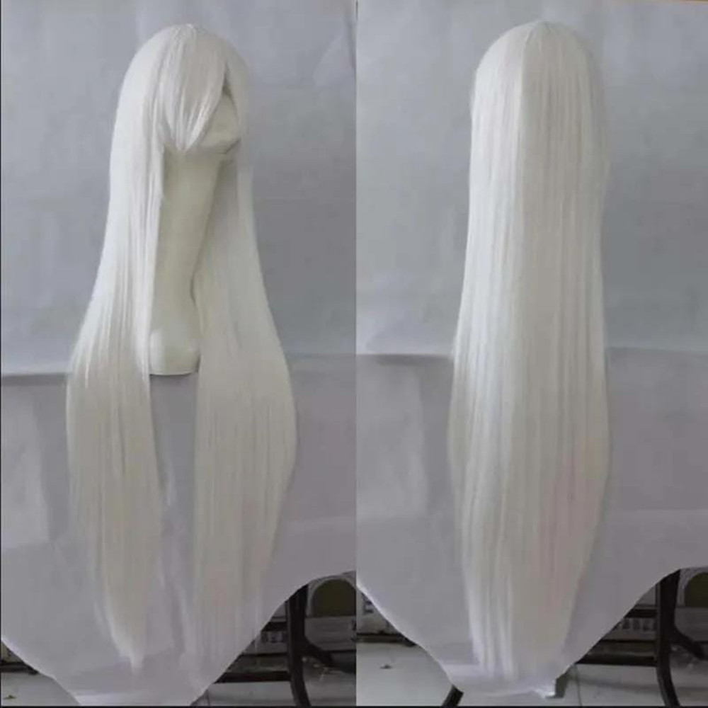 Cosplay Anime White Hair - Pelucas de cosplay largas de 100
