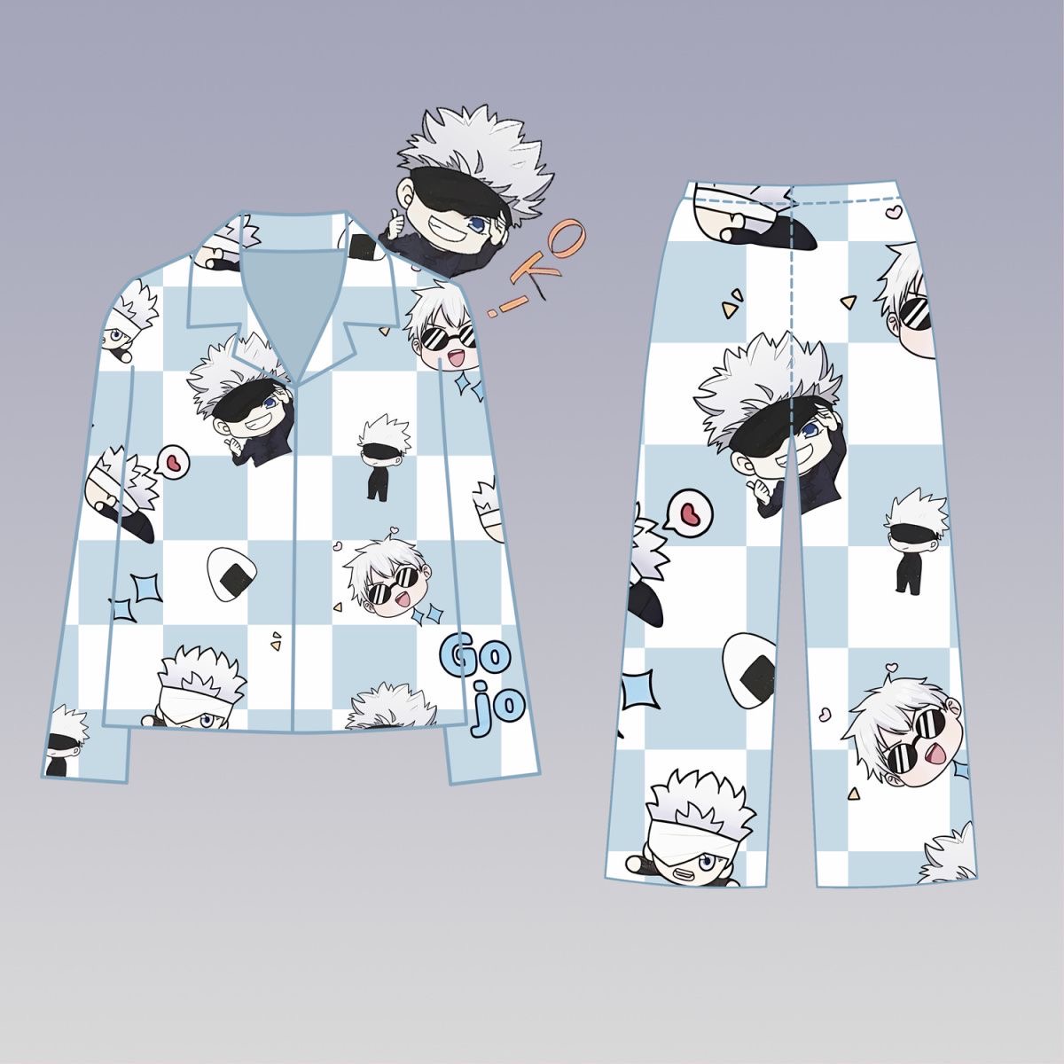 Anime Cosplay Gojo - Jujutsu Battle Pain ropa Gojo Gojo