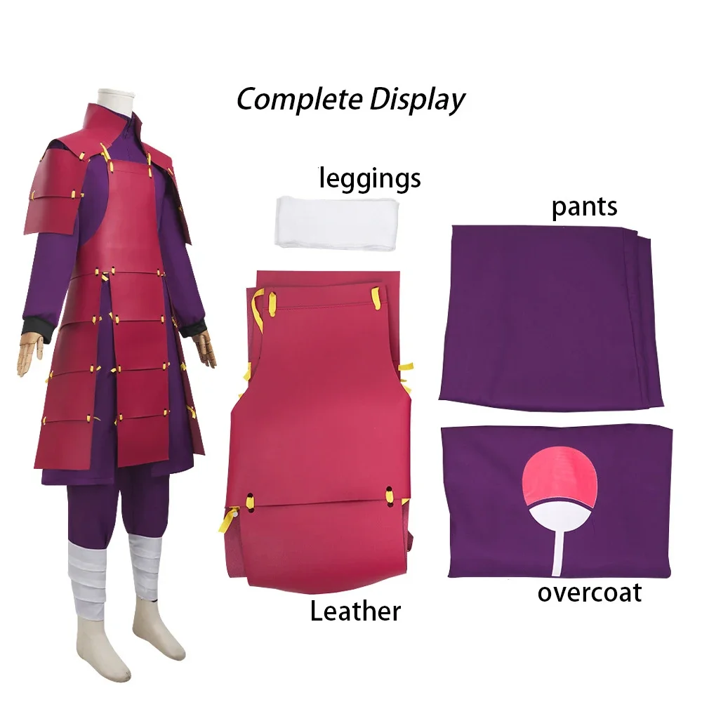 Anime Cosplay Ninja - Armadura Madara para Cosplay Masculino, Disfraz