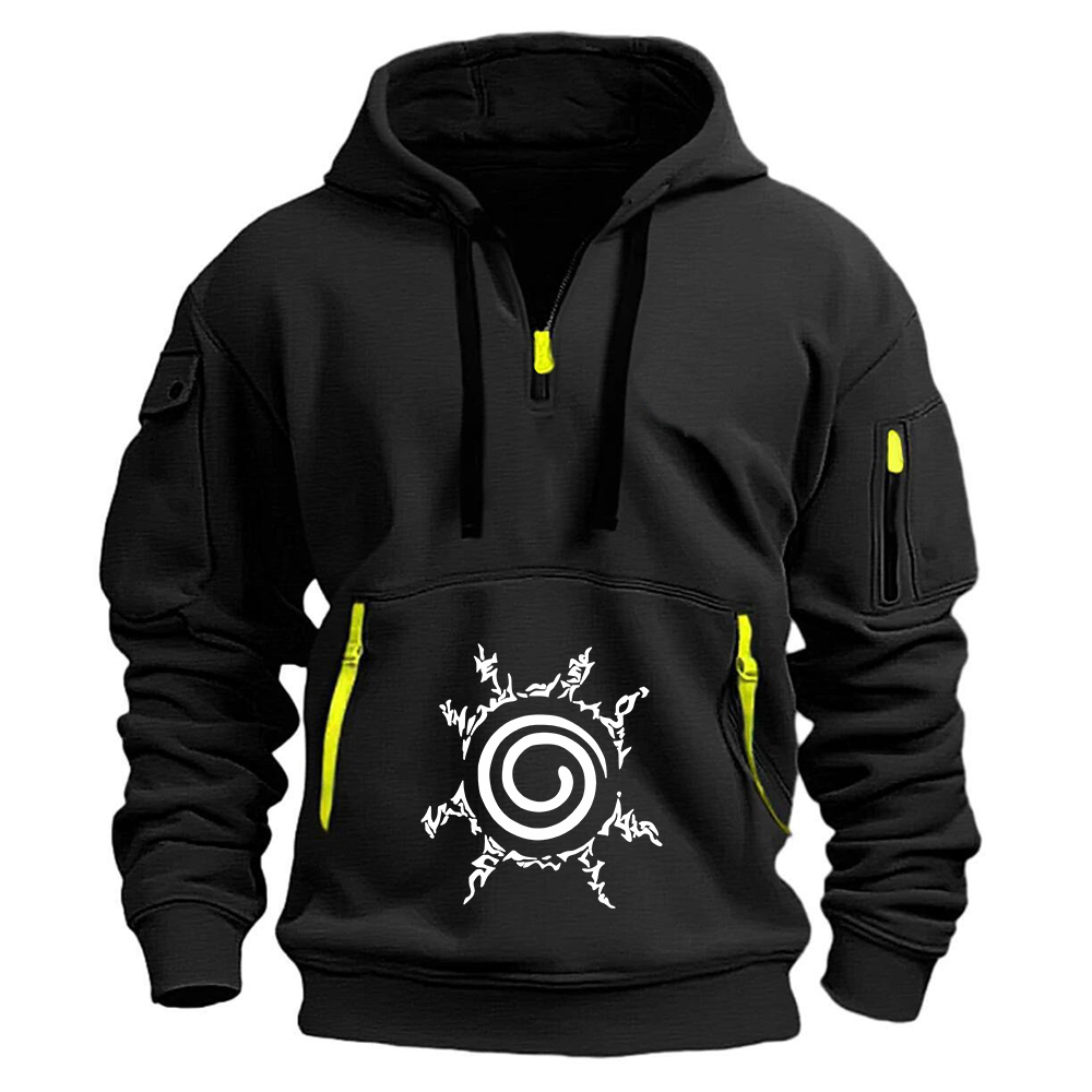 Fullmetal Alchemist Coat - Sudadera con Estampado de Anime Naruto