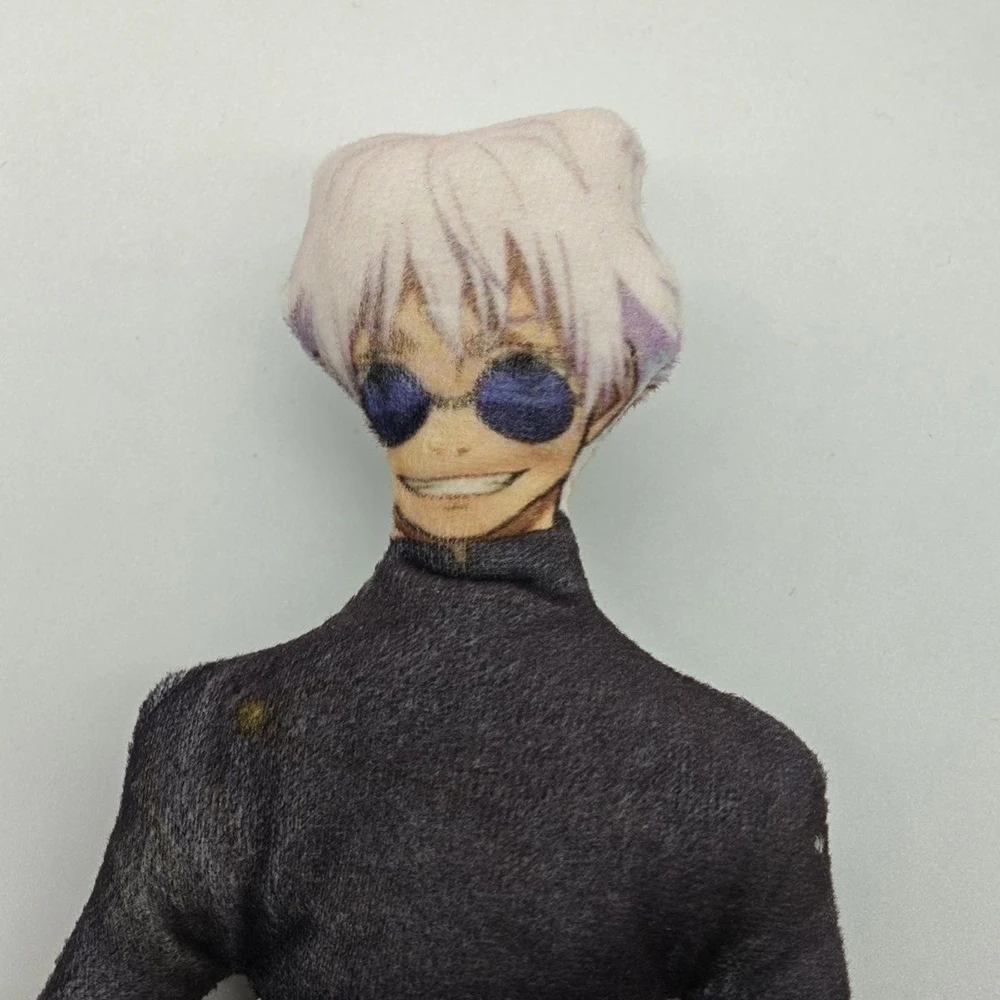 Anime Cosplay Gojo - Llavero de peluche de algodón de