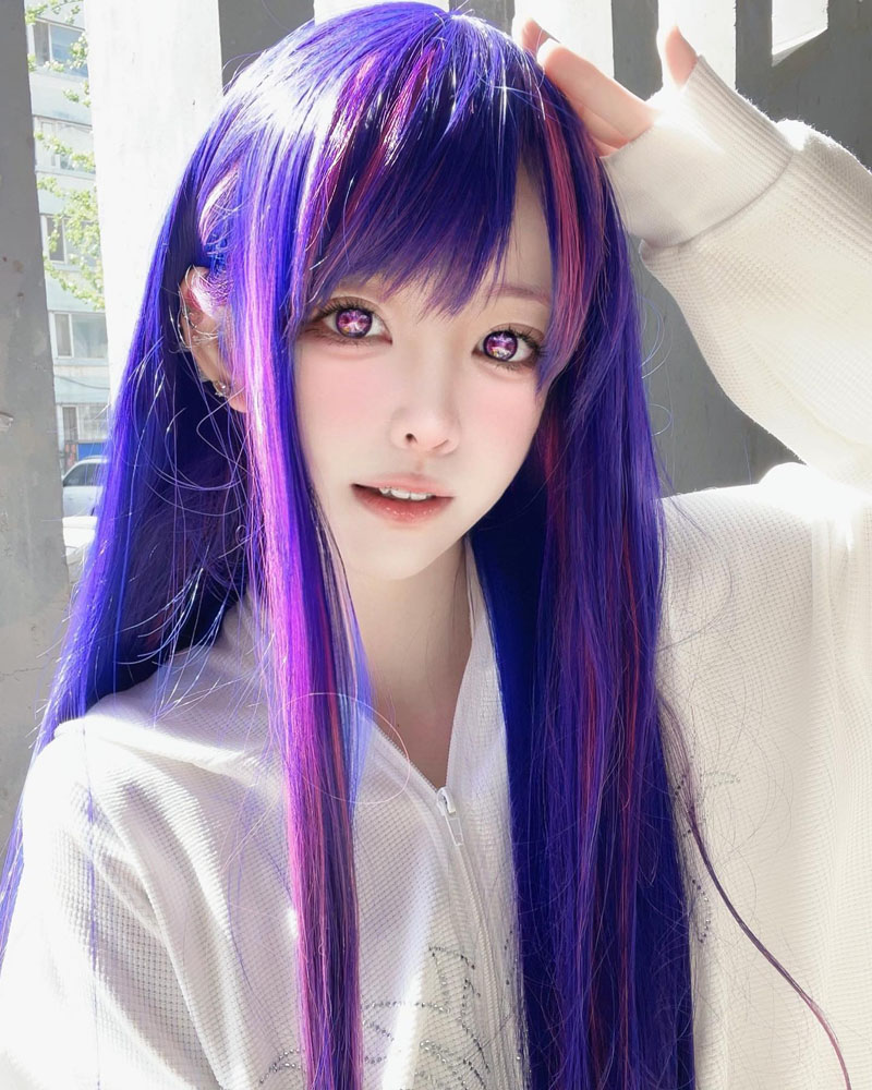 Anime Cosplay Ai - Oshi No Ko Hoshino Ai peluca