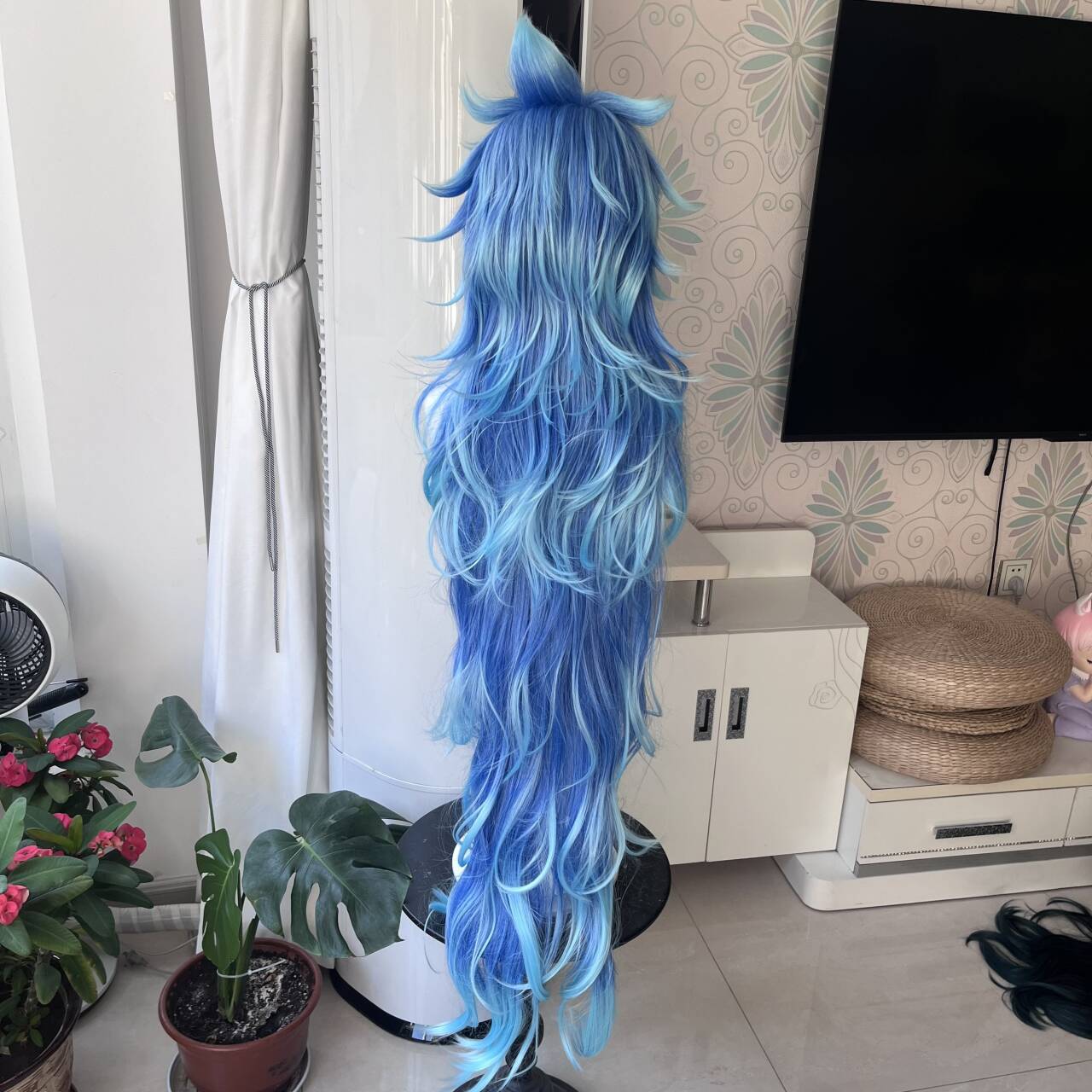 Peluca de Cosplay Idia, Peluca - Anime Cosplay Long Hair reseña y precio