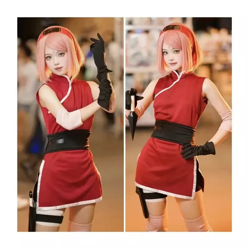 Disfraz completo de Sakura Har - Anime Cosplay Ninja reseña y precio