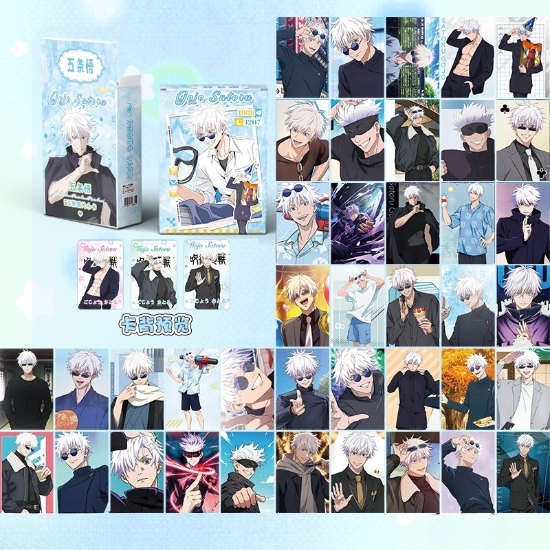 55 Tarjetas Pequeñas de Anime  - Anime Cosplay Gojo reseña y precio