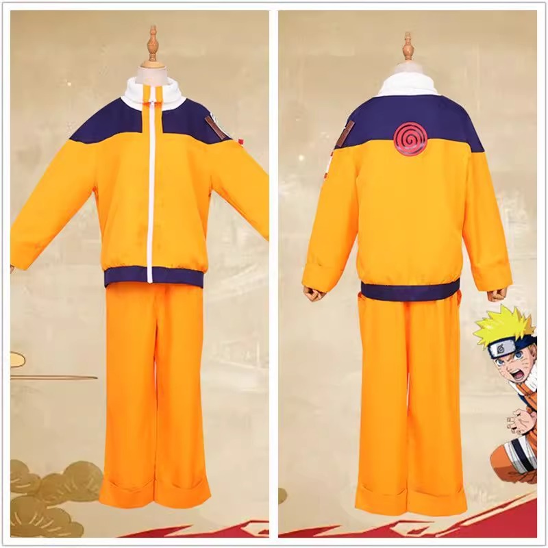 Disfraz de Uzumaki, ropa naran - Anime Cosplay Ninja reseña y precio