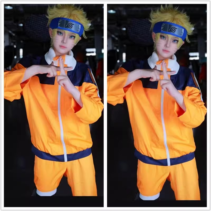 Disfraz de Uzumaki, ropa naran - Anime Cosplay Ninja reseña y precio