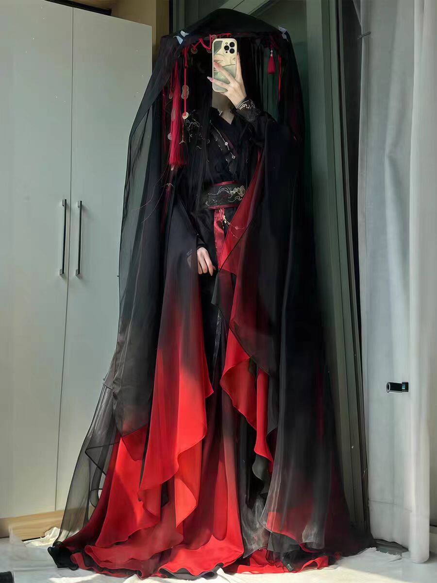 Conjunto de 4 Piezas de Túnica - Anime Cosplay Red reseña y precio