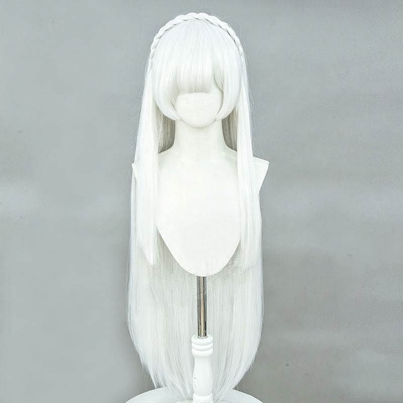 Peluca de Cosplay de Anime Re: - Cosplay Anime White Hair reseña y precio
