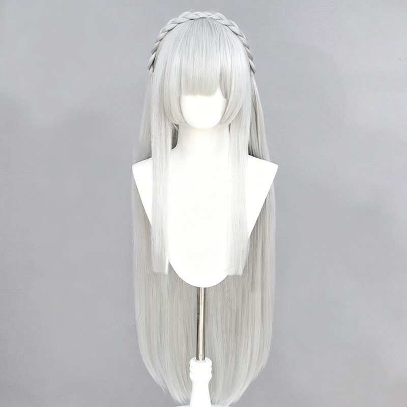 Peluca de Cosplay de Anime Re: - Cosplay Anime White Hair reseña y precio