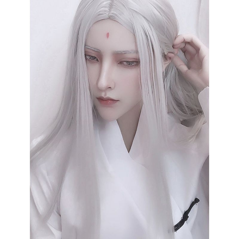Peluca Larga y Lisa de Anime p - Anime Cosplay Long Hair reseña y precio