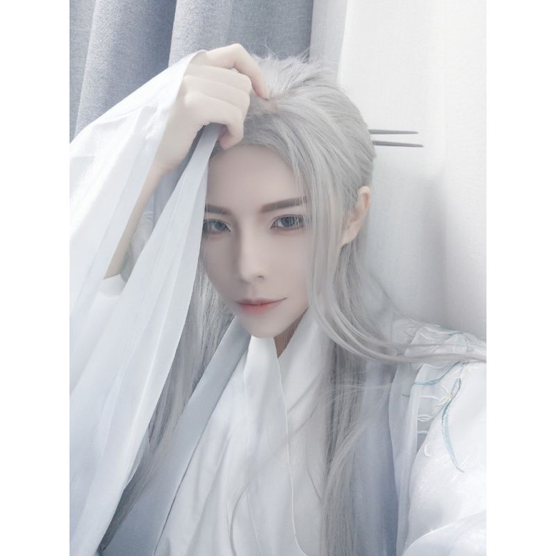 Peluca Larga y Lisa de Anime p - Anime Cosplay Long Hair reseña y precio