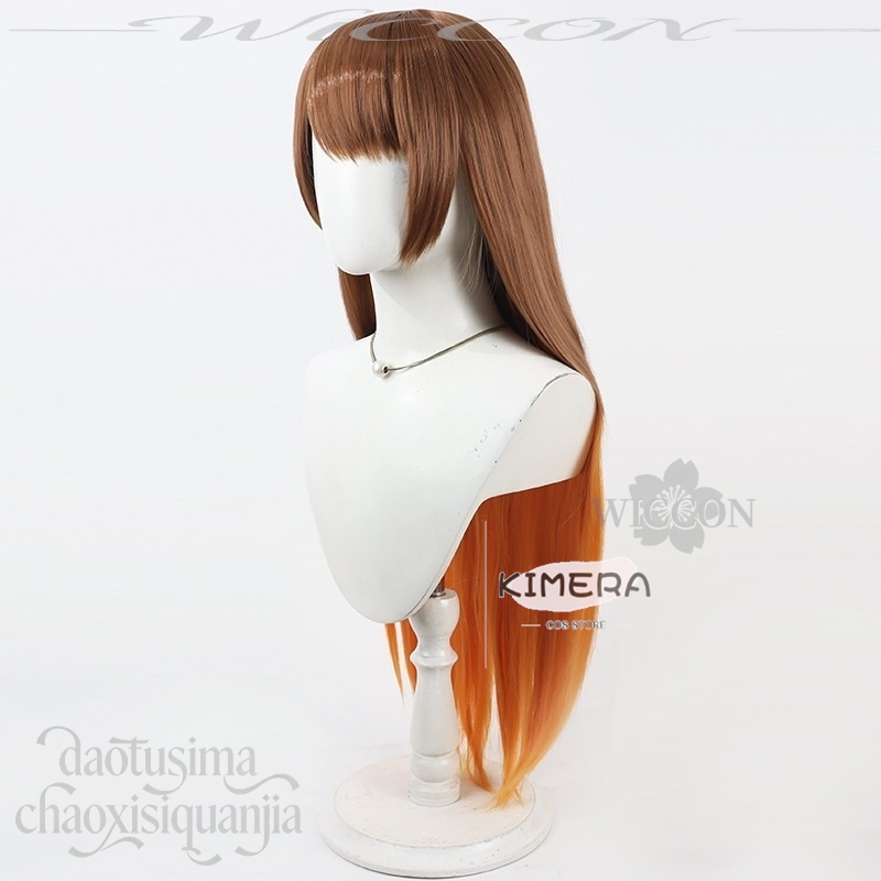 Pelucas degradadas en tonos ma - Anime Cosplay Long Hair reseña y precio