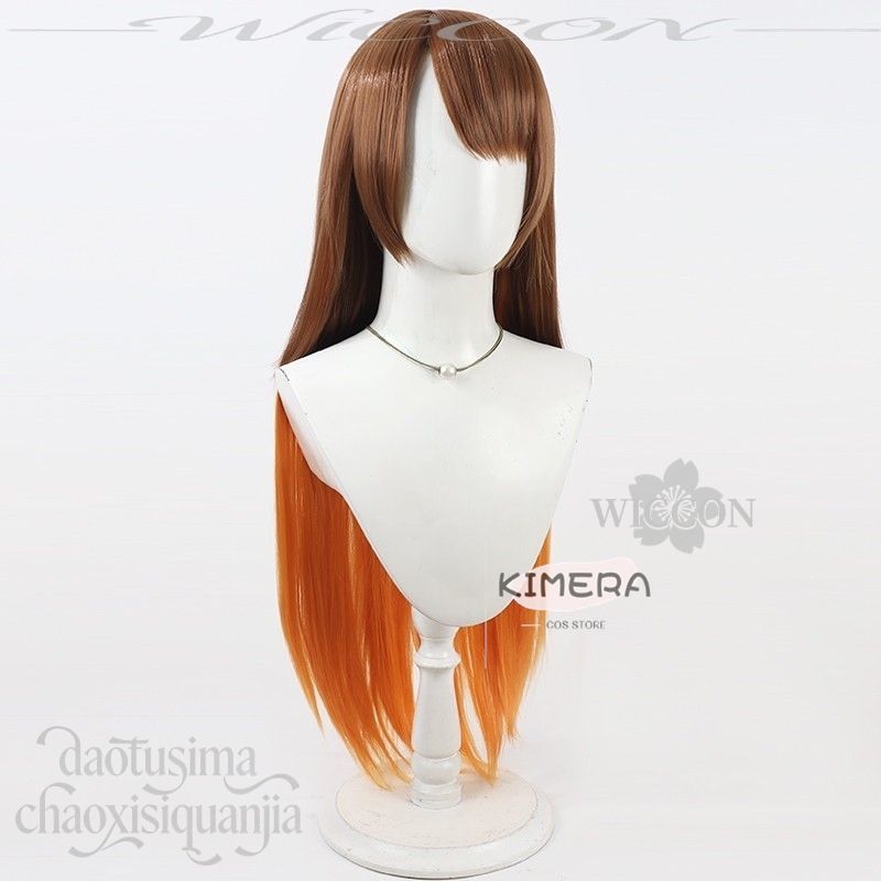 Pelucas degradadas en tonos ma - Anime Cosplay Long Hair reseña y precio