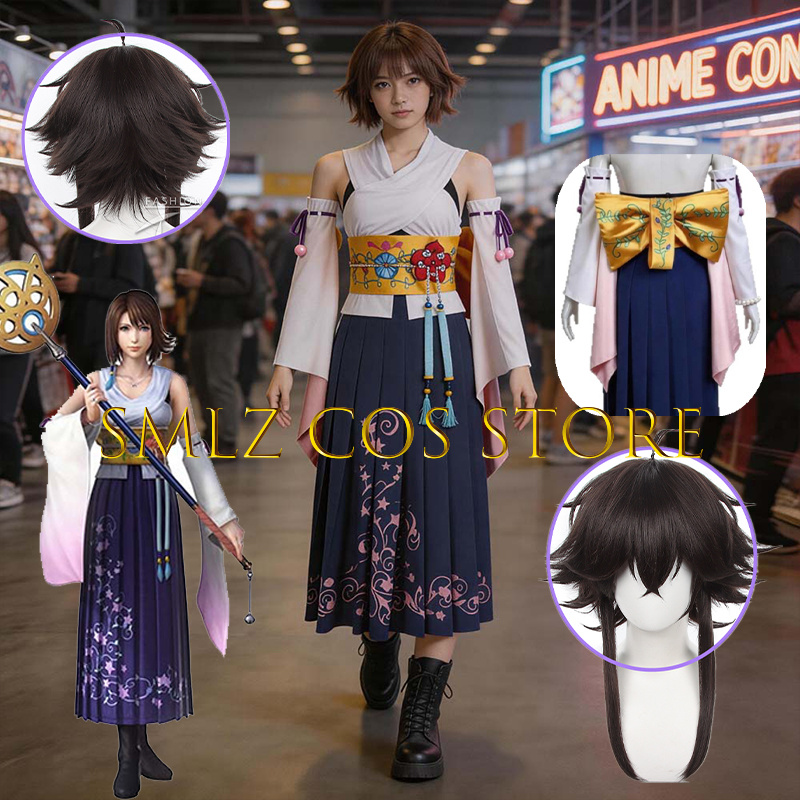 Disfraz de Cosplay de Yuna de  - Anime Cosplay Outfits For Women reseña y precio