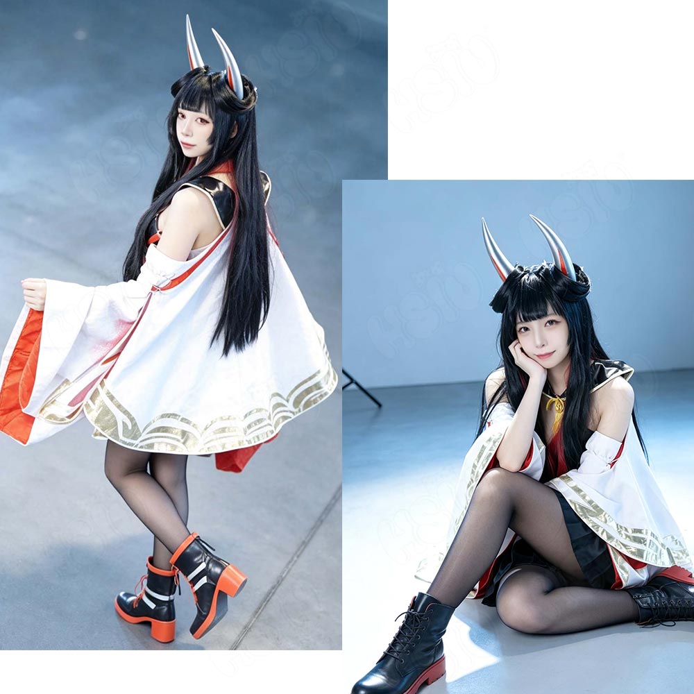 Peluca de Cosplay HSIU Game Az - Anime Cosplay Long Black Hair reseña y precio