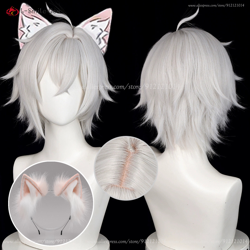 Peluca de Cosplay ZZZ Seth Low - Cosplay Anime White Hair reseña y precio
