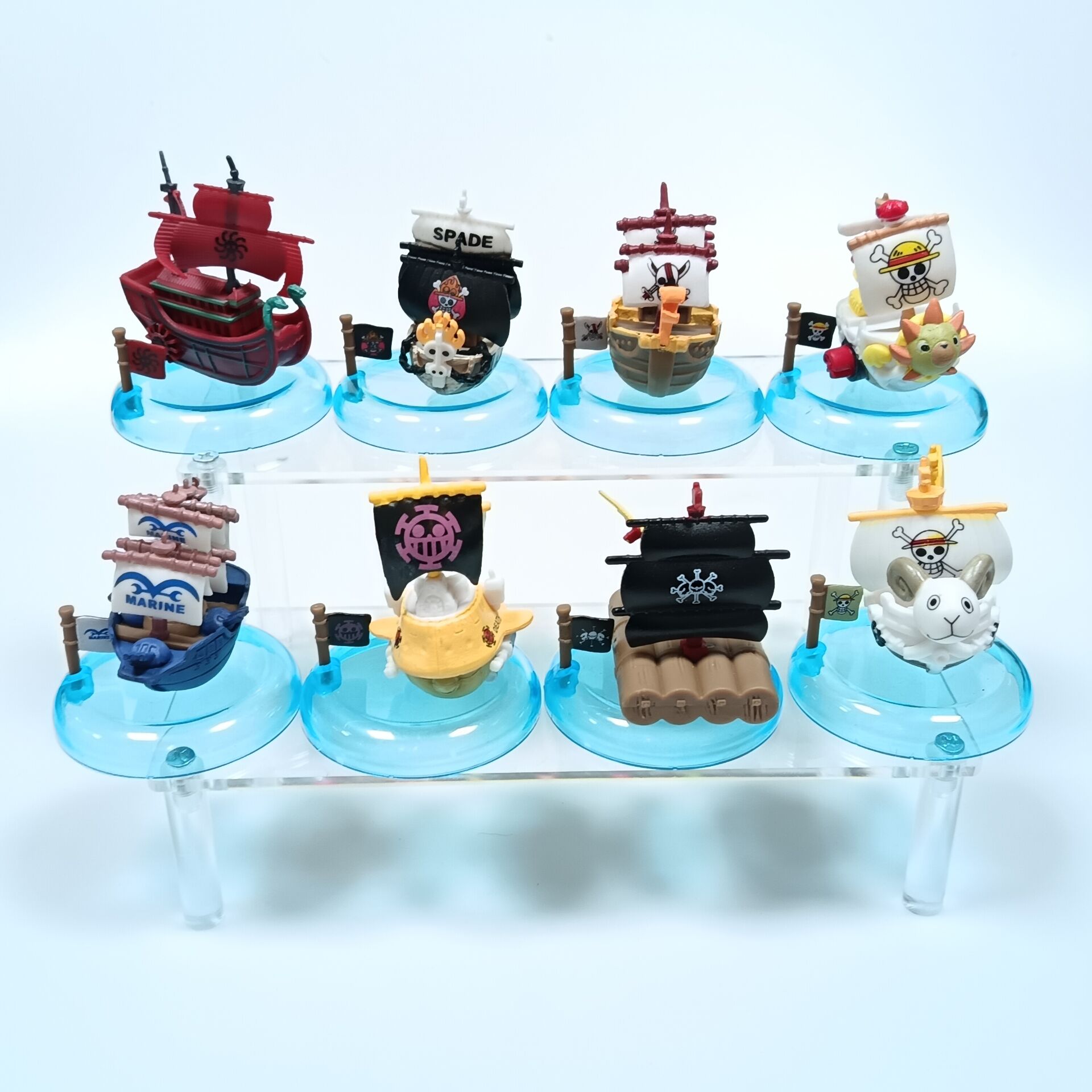 8 Figuras de Personajes de Ani - One Piece Straw Hat reseña y precio