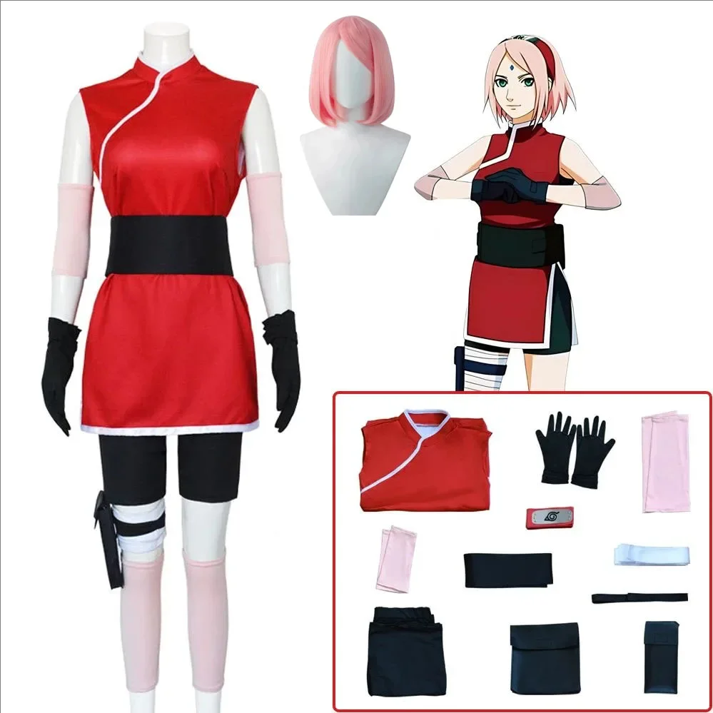 Disfraz de Anime Haruno Sakura - Anime Cosplay Ninja reseña y precio