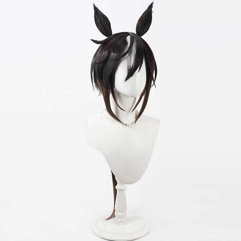 Umamusume Pretty Derby Stay Go - Anime Cosplay Long Black Hair reseña y precio