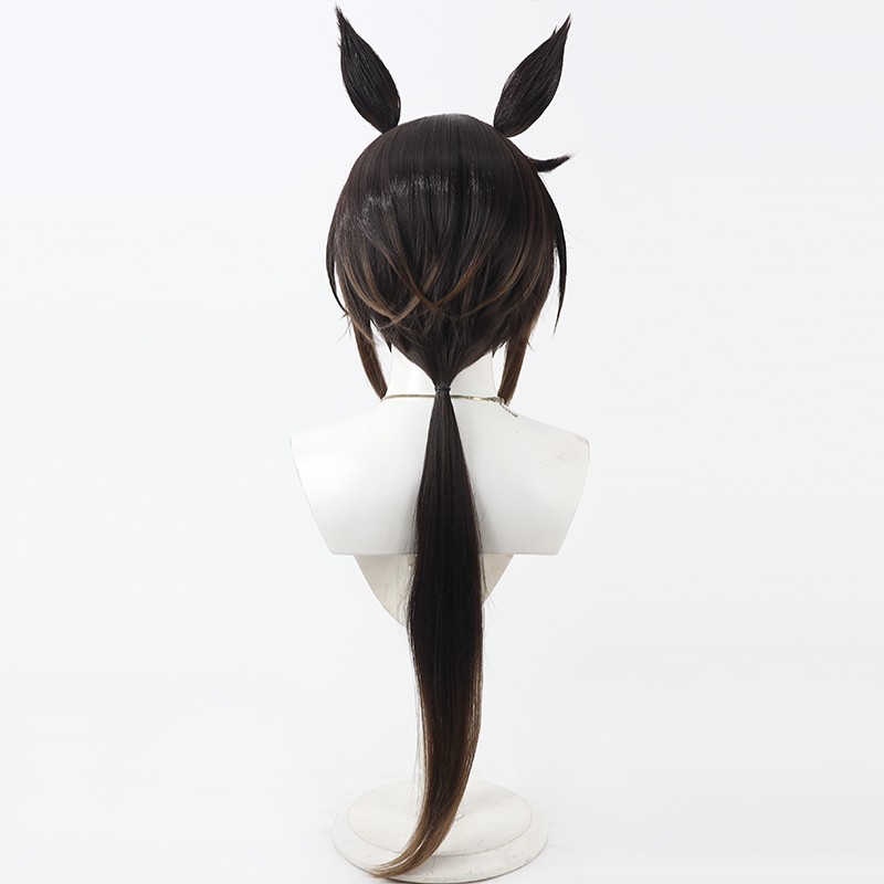 Umamusume Pretty Derby Stay Go - Anime Cosplay Long Black Hair reseña y precio