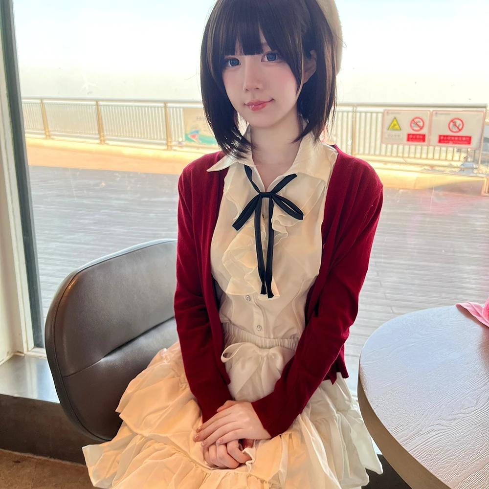 Conjunto de falda y camisa de  - Anime Cosplay Red reseña y precio
