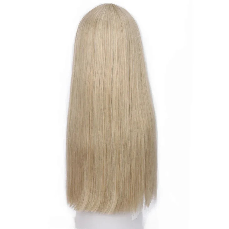 Peluca de pelo largo y liso si - Anime Cosplay Long Black Hair reseña y precio