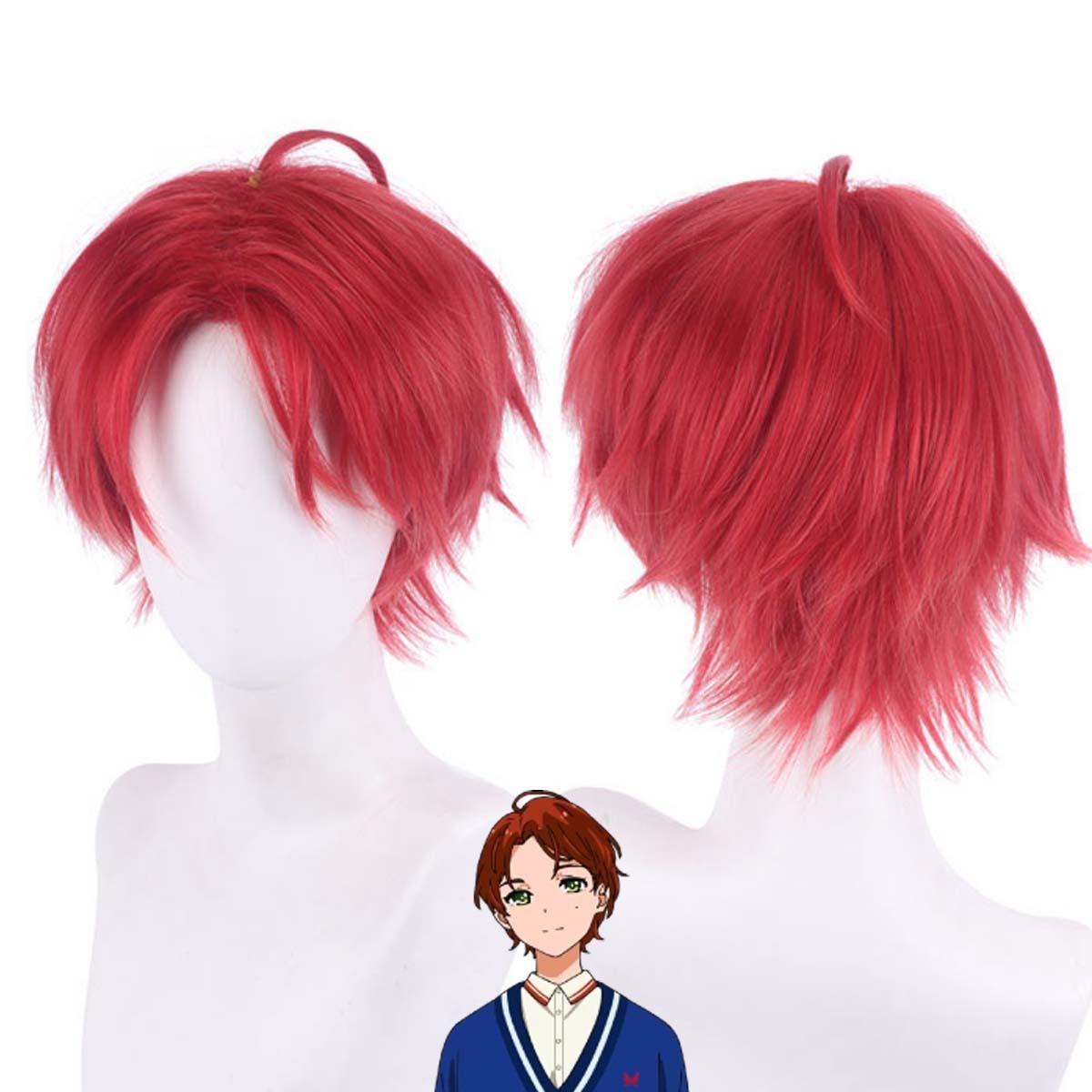 Peluca de cosplay de Anime WON - Anime Cosplay Ai reseña y precio