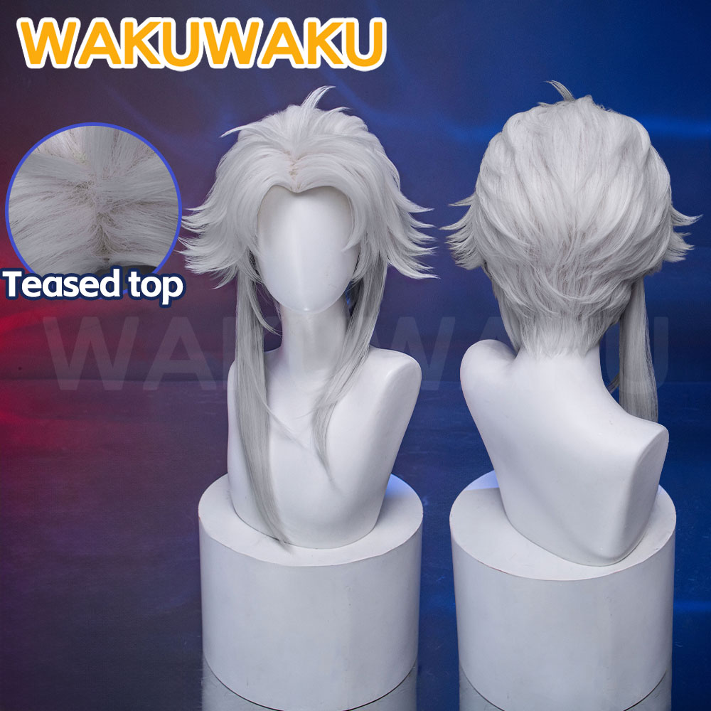 EN STOCK Peluca de Cosplay Har - Cosplay Anime White Hair reseña y precio
