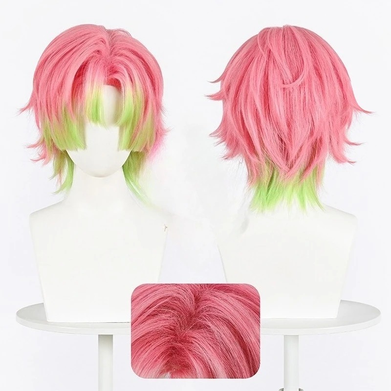 Peluca de Cosplay Kanroji Mits - Cosplay Anime Pink Hair reseña y precio