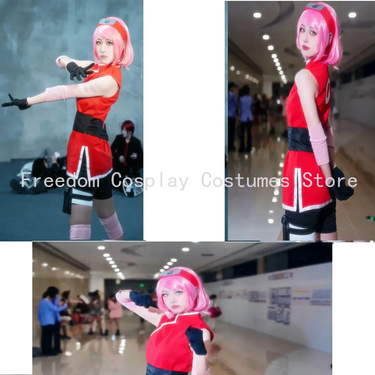 Disfraz de Anime Haruno Sakura - Anime Cosplay Ninja reseña y precio