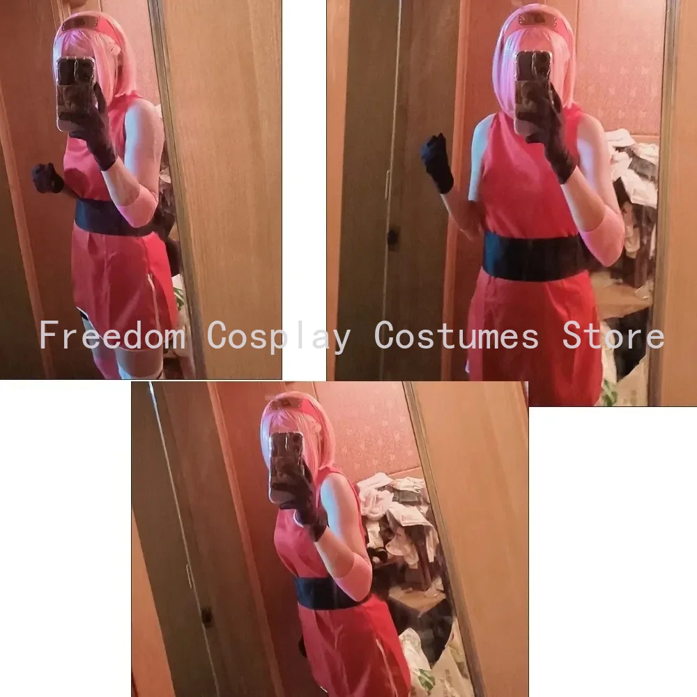 Disfraz de Anime Haruno Sakura - Anime Cosplay Ninja reseña y precio
