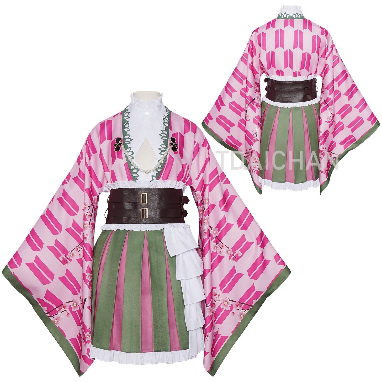 Peluca de cosplay de Kanroji M - Cosplay Anime Pink Hair reseña y precio