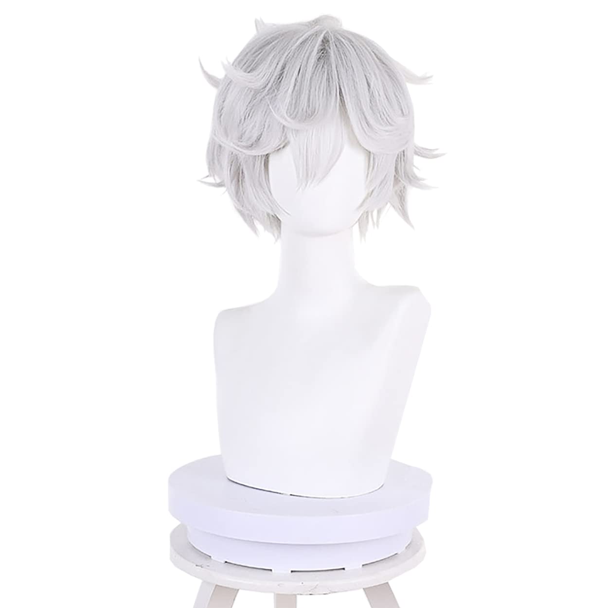 Gabimaru-Peluca de Cosplay de  - Cosplay Anime White Hair reseña y precio