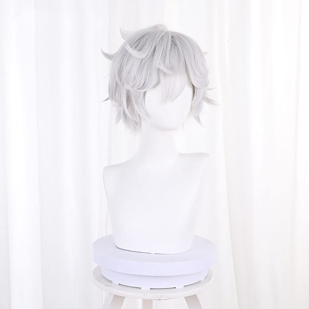 Gabimaru-Peluca de Cosplay de  - Cosplay Anime White Hair reseña y precio