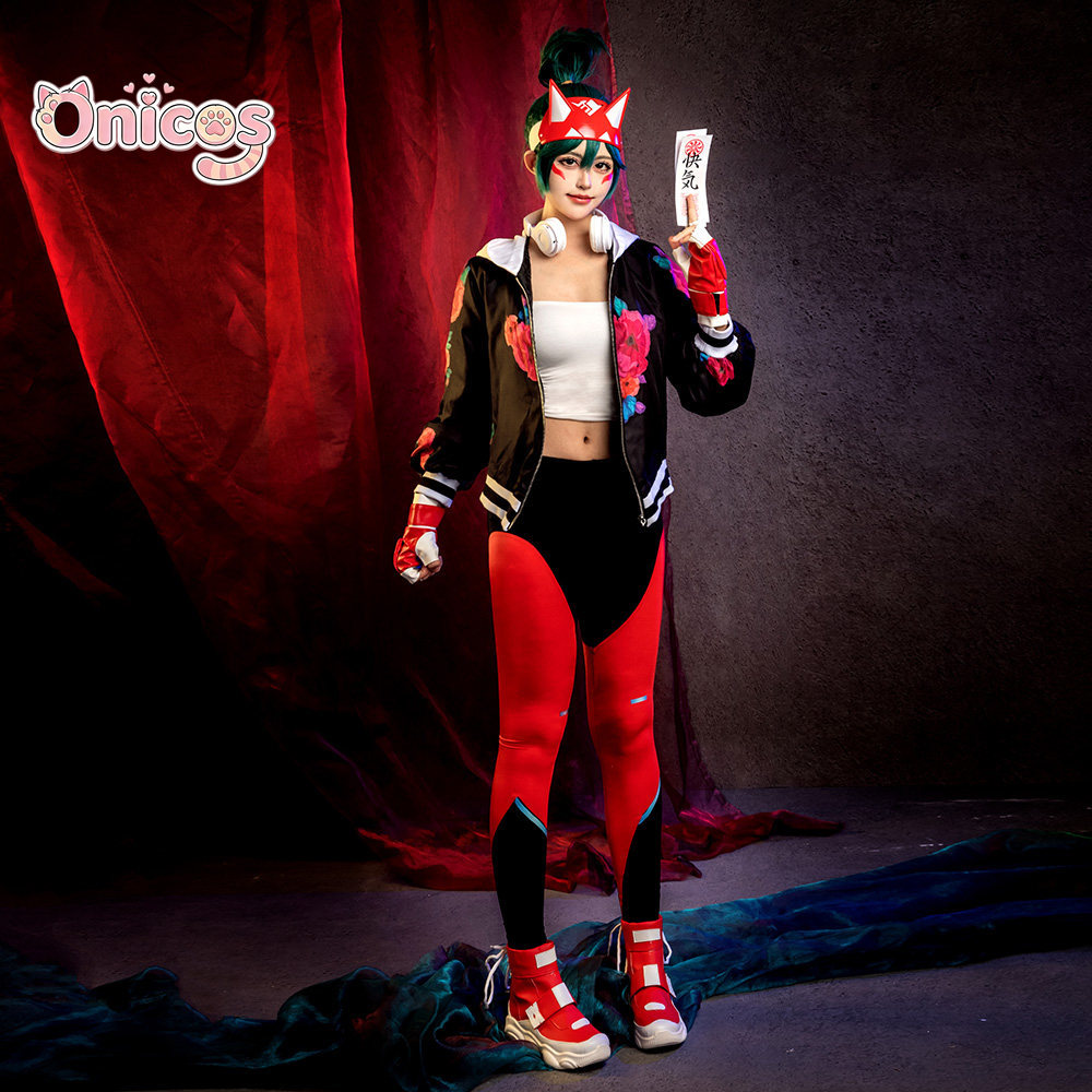 Disfraz de Cosplay de Kiriko d - Anime Cosplay Red reseña y precio