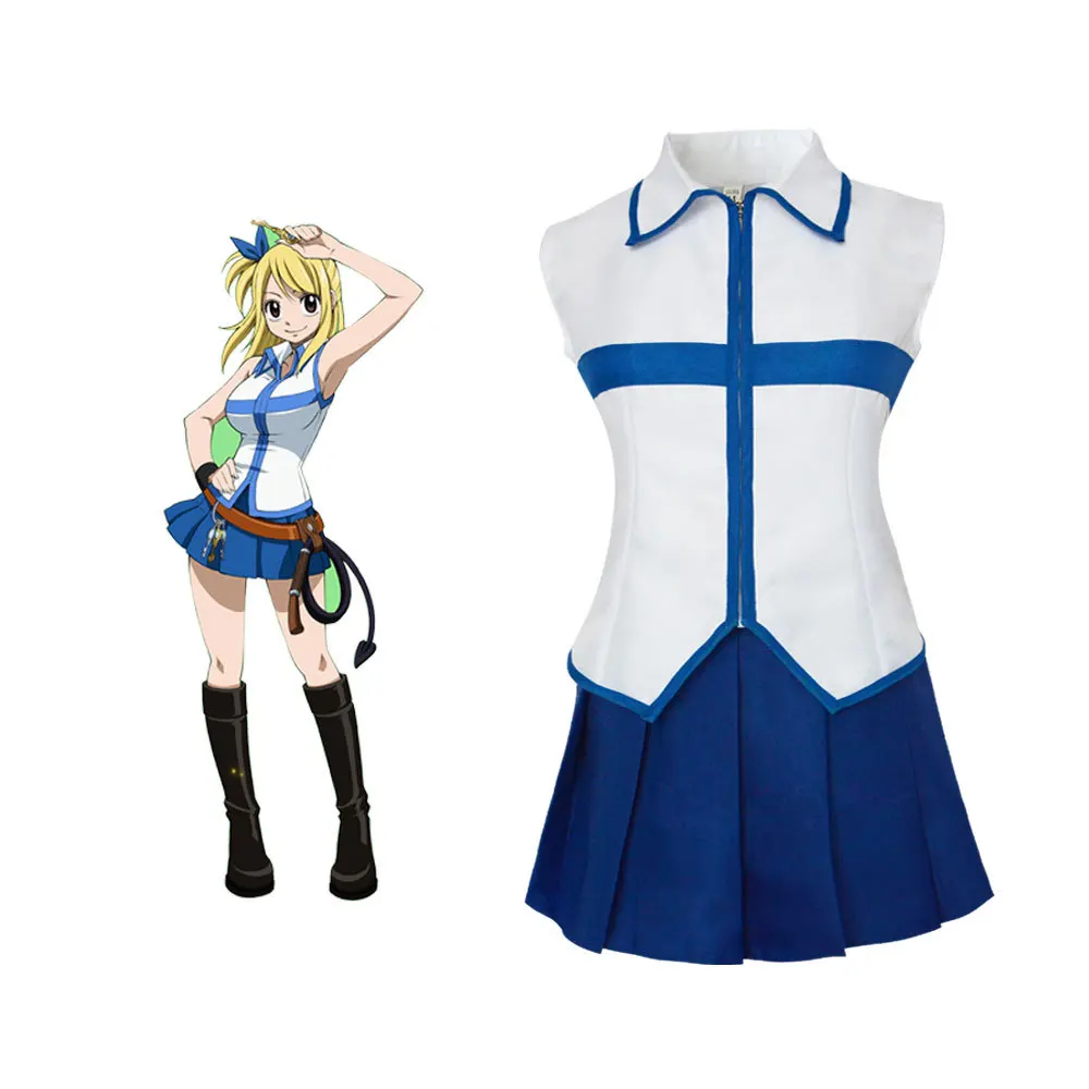 Fairy Tail-Top sin mangas azul - Anime And Cosplay Expo 2025 reseña y precio