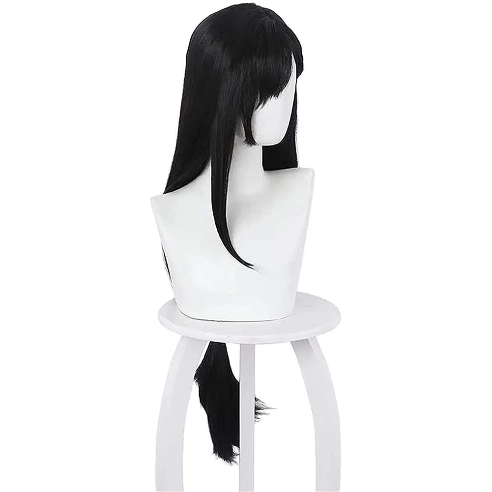 Tifa Lockhart-Peluca de Cospla - Anime Cosplay Long Black Hair reseña y precio