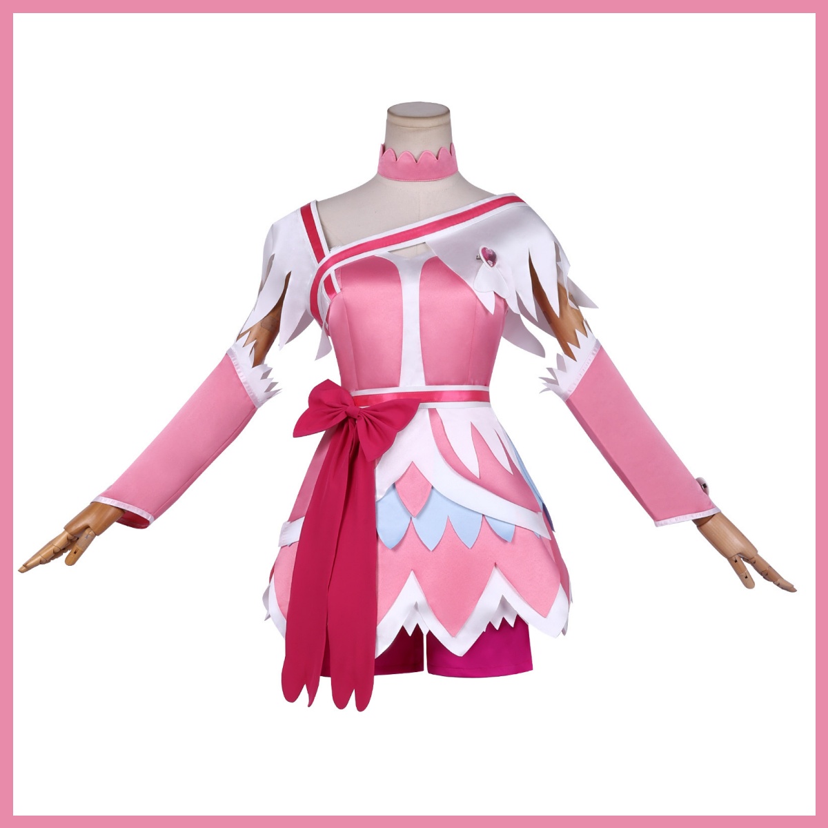 Anime Doki Doki! Disfraz de Co - Cosplay Anime Pink Hair reseña y precio