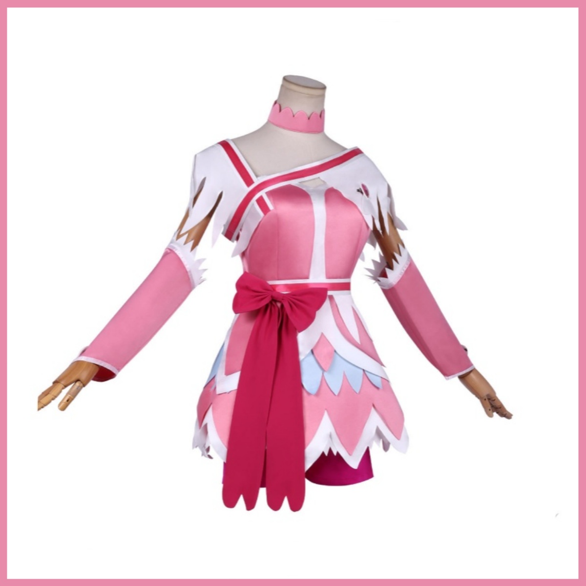 Anime Doki Doki! Disfraz de Co - Cosplay Anime Pink Hair reseña y precio