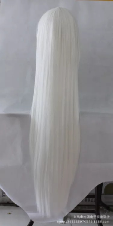 Pelucas de cosplay largas de 1 - Cosplay Anime White Hair reseña y precio