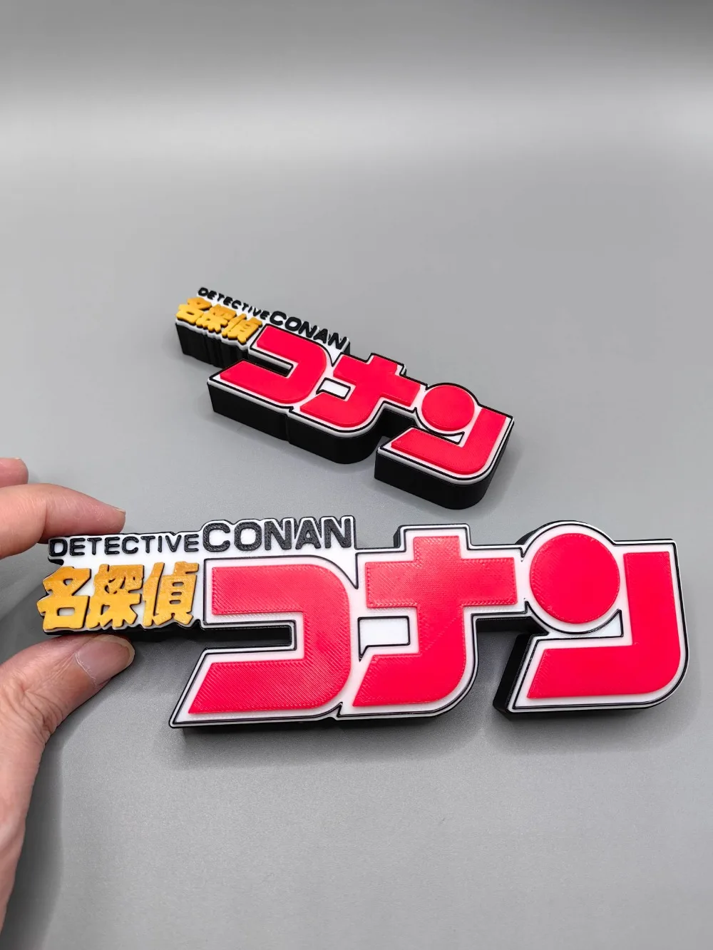 Anime Conan título 3D Logo mod - Anime Cosplay Title reseña y precio